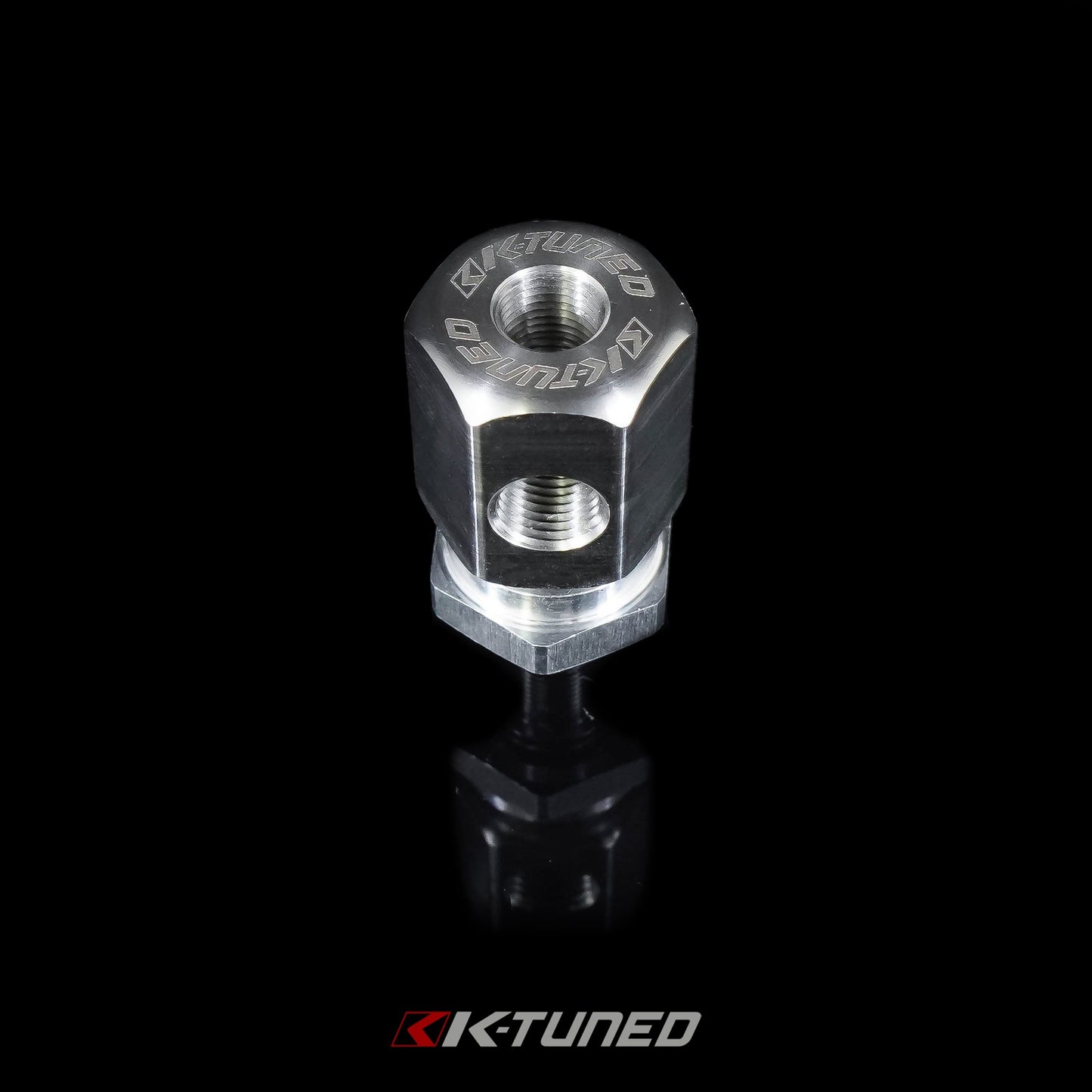 K-Tuned Oil Pressure Sensor Adapter 1/8 BSPT thread with 1/8 NPT ports