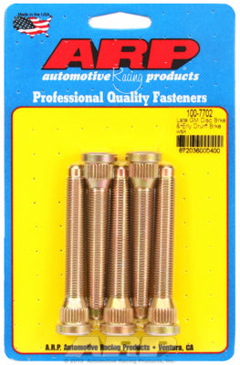 100-7702 | ARP Late Model GM Disc Brake Early Drum Brake Heat Treated 8740 Chromoly Steel 5 Pc Wheel Stud Kit