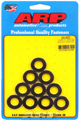 200-8537 | ARP M12 ID x .875" OD Black Oxide Washers (Pack of 10)
