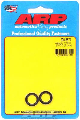 200-8501 | ARP 7/16" ID 5/8" OD Machined Chamfer Black Oxide Washer