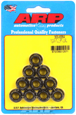 300-8364 | ARP M10 x 1.25 12pt Nut Kit (Pkg of 10)