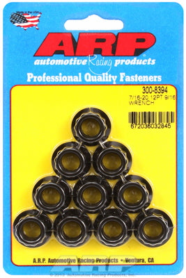 300-8394 | ARP 7/16 x 20 9/16inch Socket 12pt Nut Kit Pkg/10