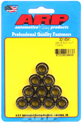 301-8341 | ARP 3/8-16 12pt Nut Kit pkg of 10