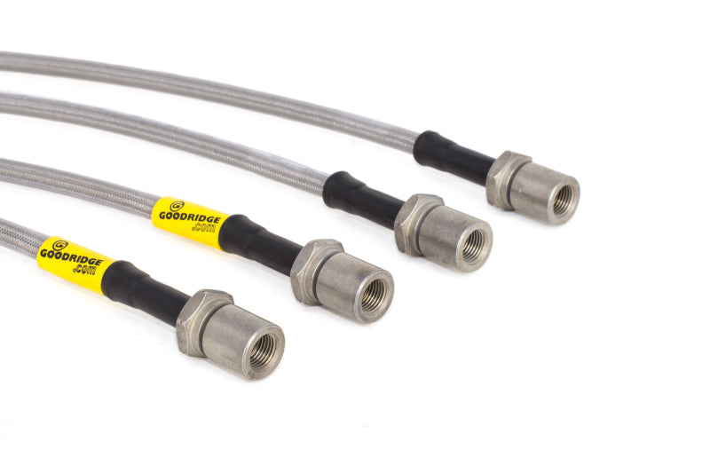 Goodridge 08-14 Subaru Impreza STi w/ Brembo Calipers Stainless Steel Brake Lines Kit | 24219