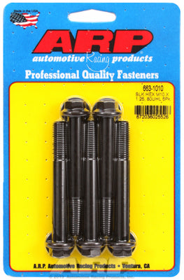 663-1010 | ARP M10 x 1.25 80mm UHL Hex SS Bolts (5/pkg)