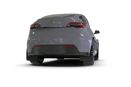 Rally Armor 20-22 Tesla Model Y Black UR Mud Flap w/ Dark Grey Logo