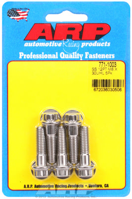 771-1003 | ARP M8 x 1.25 x 30 12pt SS Bolts (5/pkg)