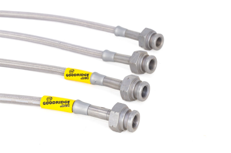 Goodridge 92-95 Honda Civic All Models w/ Rear Drum / 93-00 Del Sol Rear Drum SS Brake Lines | 20015