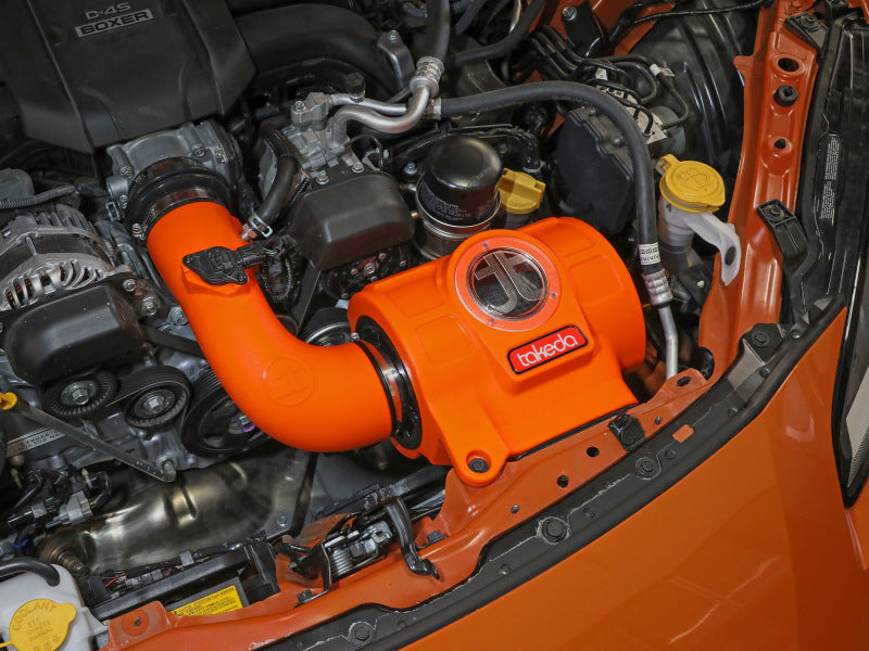 aFe 22-23 Toyota GR86 / Subaru BRZ Takeda Momentum Pro 5R Orange Edition Cold Air Intake System