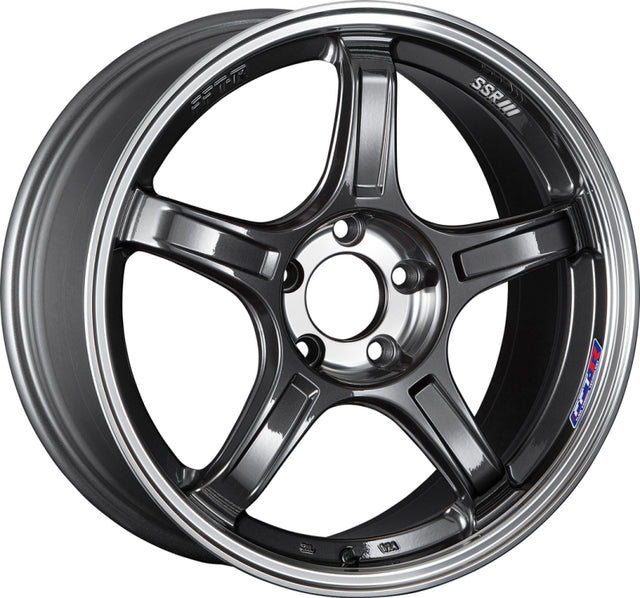 SSR GTX03 18x9.5 5x114.3 38mm Offset Gun Metallic Wheel - High-Performance Alloy Rim for Enhanced Vehicle Aesthetics and Performance