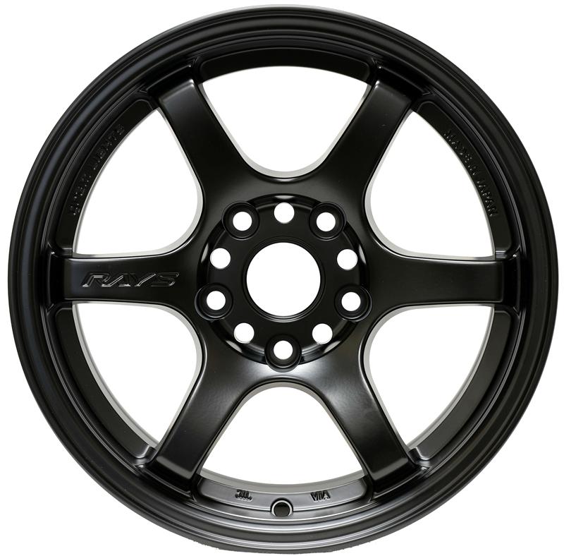 Gram Lights 57DR 15x8 +35 4x100 Semi Gloss Black Wheel