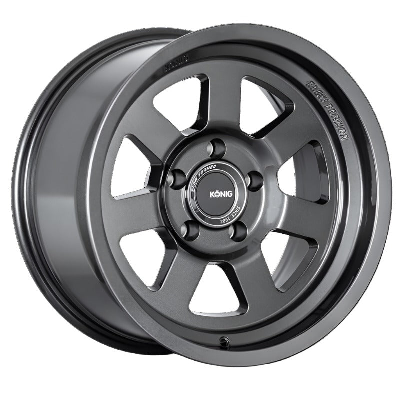 Konig HT2 17X8.5 6X139.7 ET-6 Gloss Anthracite