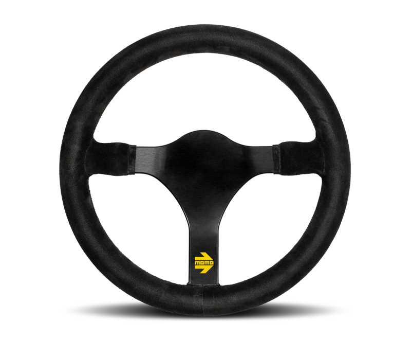 Momo MOD31 Steering Wheel 320mm Black Suede/Black Spokes