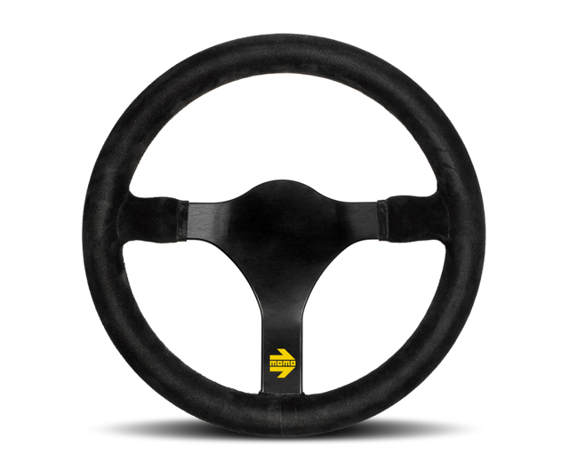 Momo MOD31 Steering Wheel 320mm Black Suede/Black Spokes