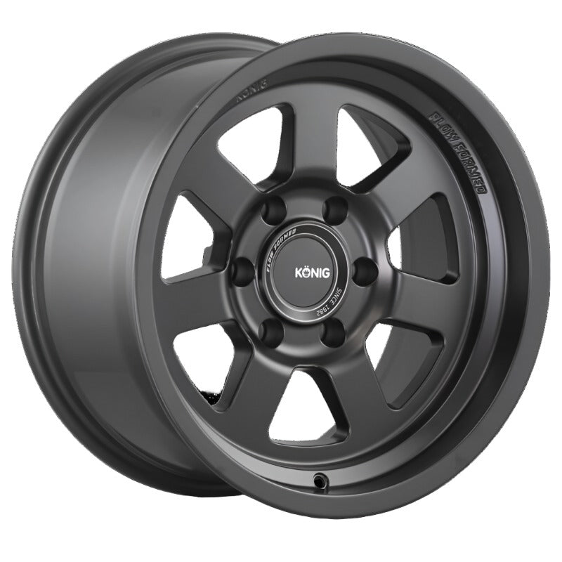 Konig HT2 17X8.5 6X139.7 ET-6 Matte Black