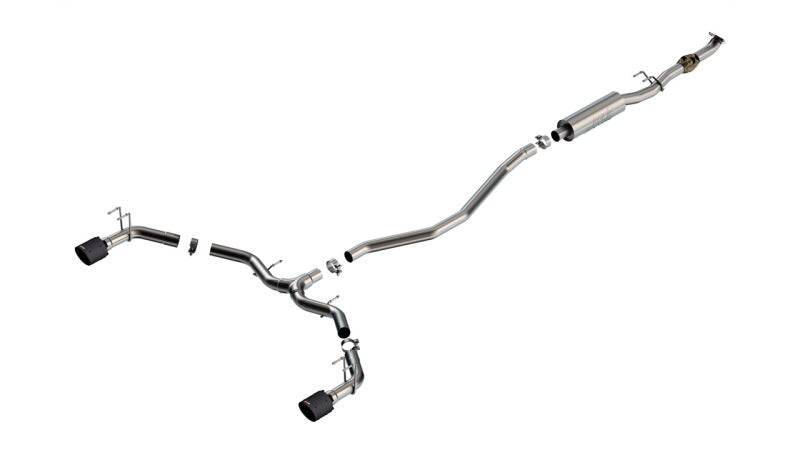 Borla 2023 Integra/22-23 Civic Si 1.5L 4 CYL. MT FWD 4DR 2.50in S-Type Catback Exhaust Carbon Fiber