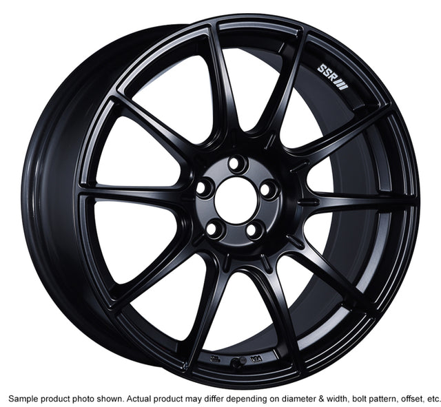 SSR GTX01 18x9.5 5x114.3 40mm Offset Flat Black Wheel - High-Performance Racing Rim