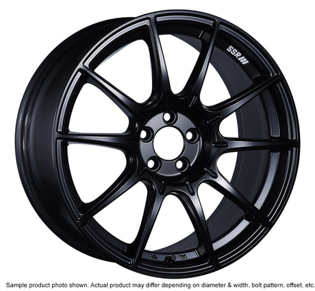 SSR GTX01 19x9.5 5x114.3 35mm Offset Flat Black Wheel for 2004-2008 Acura TL and 1993-1998 Toyota Supra