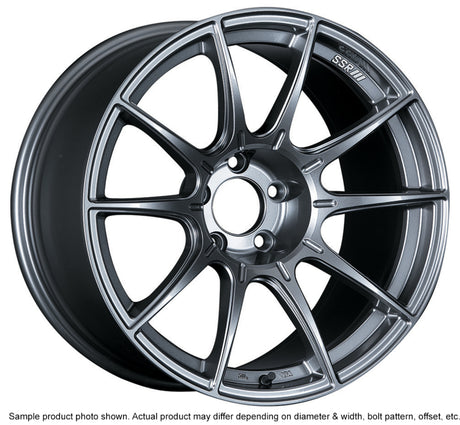 SSR GTX01 18x10.5 5x114.3 22mm Offset Dark Silver Wheel for G35, 350z, 370z