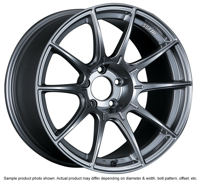 SSR GTX01 18x9.5 5x114.3 22mm Offset Dark Silver Wheel for Evo 8, Evo 9, Evo X, G35, 350z, 370z