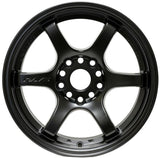 Gram Lights 57DR 15x8 +28 4x100 Semi Gloss Black Wheel