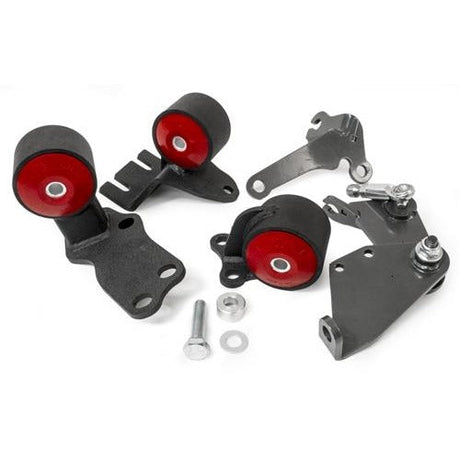Innovative 88-91 Civic B-Series Black Steel Mounts 60A Bushings (Cable to Hydro Conversion)