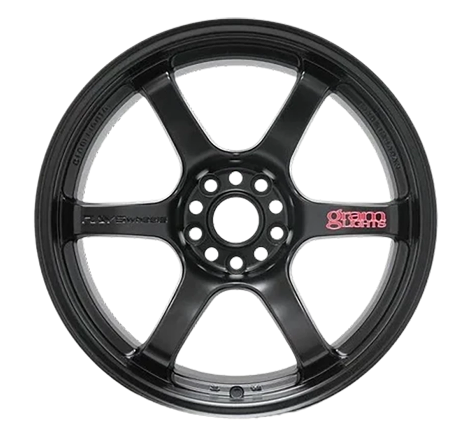 Gram Lights 57DR 19x10.5 +35 5x114.3 Semi Gloss Black Wheel