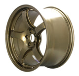 Gram Lights 57CR 18x9.5 +38 5x114.3 Almite Gold Wheel