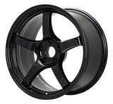 Gram Lights 57CR 17x9 +38 5x114.3 Gloss Black Wheel