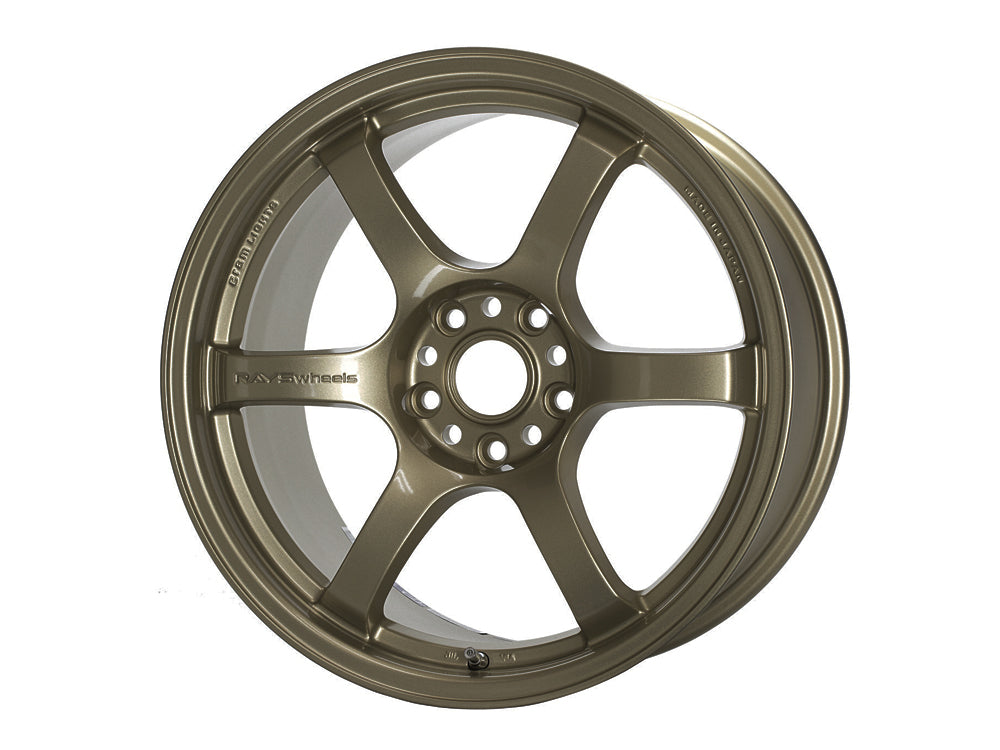 Gram Lights 57DR 18x9.5 +38 5x114.3 Almite Gold Wheel