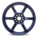 Gram Lights 57DR 18x9.5 +22 5x114.3 Eternal Blue Pearl Wheel