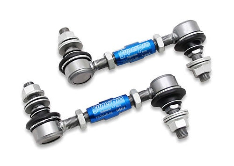 SuperPro 2015 BMW 228i Base Rear HD Adjustable End Link Set (10mm Studs 125mm-145mm Length) TRC1045A