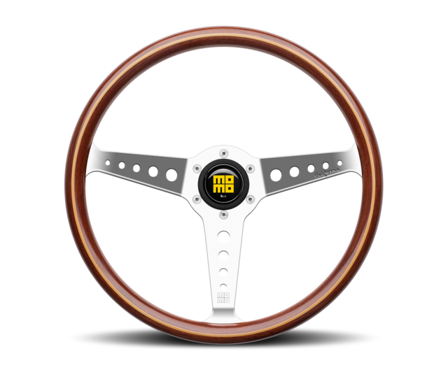 Momo California Wood Steering Wheel 360mm Mahogany Wood/Pol Spokes