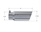 MBRP Universal Tip 5 O.D. Angled Single Walled 4 inlet 12 length