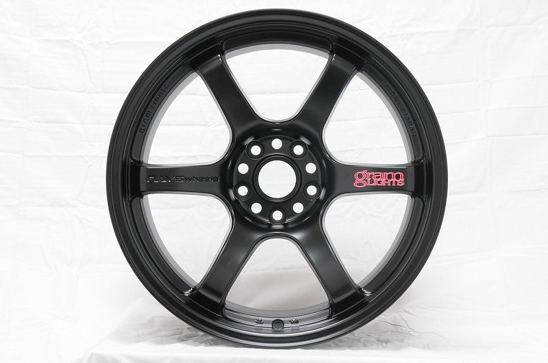 Gram Lights 57DR 18x10.5 +12 5x114.3 Glossy Black Wheel