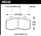 Hawk HP+ Street Front Brake Pads | HB548N.510