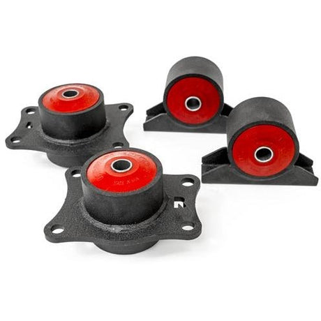 Innovative 00-09 Honda S2000 F-Series Black Steel Rear Differential Mounts 75A Bushings (OEM Diff only)