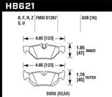 Hawk HT-10 Race Rear Brake Pads | HB621S.638