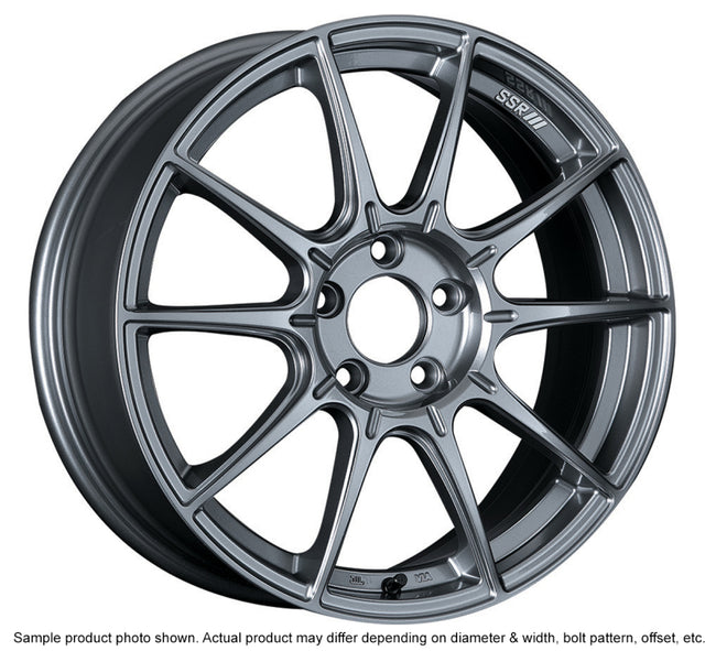 SSR GTX01 17x9 5x100 38mm Offset Dark Silver Wheel - High-Performance Alloy Rim for Enhanced Vehicle Aesthetics and Handling