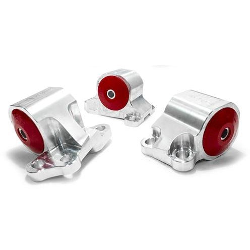 Innovative 92-95 Civic B/D Series Silver Aluminum Motor Mounts 60A Bushings (2 Bolt)