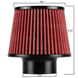 DC Sports 3" Replacement Air Filter 6.25" Tall