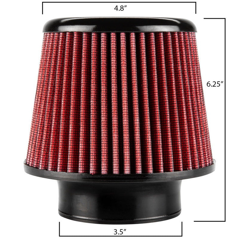 DC Sports 3.5" Replacement Air Filter Open Top