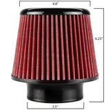 DC Sports 3.5" Replacement Air Filter Open Top