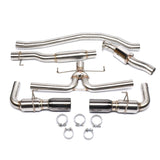 DC Sports Stainless Exhaust System 3 inch Piping for 22-24 Civic Si and 23-24 Integra Base A-Spec