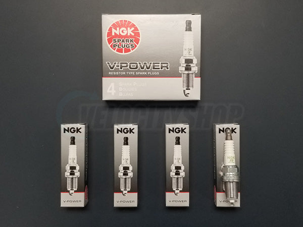 NGK V-Power Spark Plugs BKR7E-11 (4 plugs) stock no. 5791