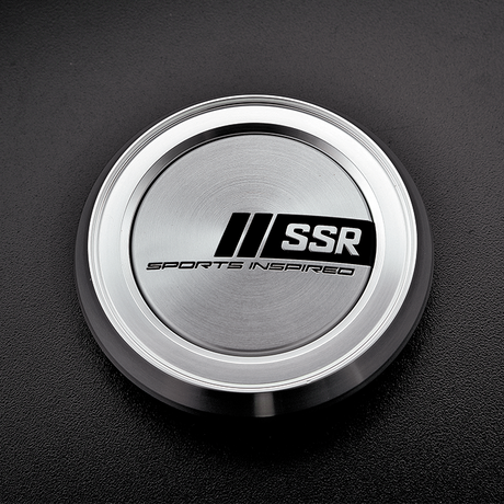 SSR Racing Sports Inspired Center Cap Aluminum B-Type Super Low - High-Performance, Lightweight, Durable, and Stylish Wheel Accessory