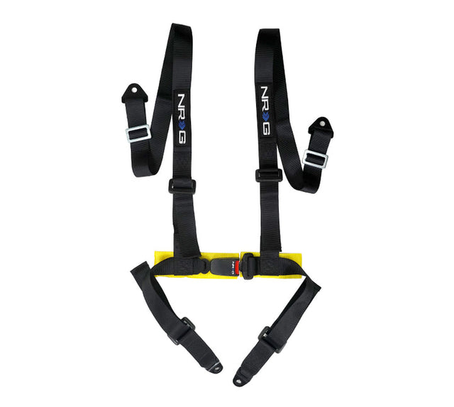 4 Point Seat Belt Harness / Buckle Lock- Black