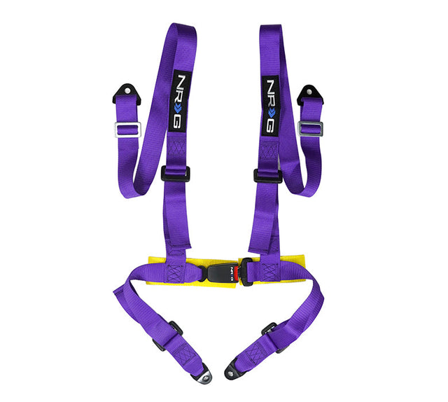 NRG 4 Point Seat Belt Harness / Buckle Lock- Purple