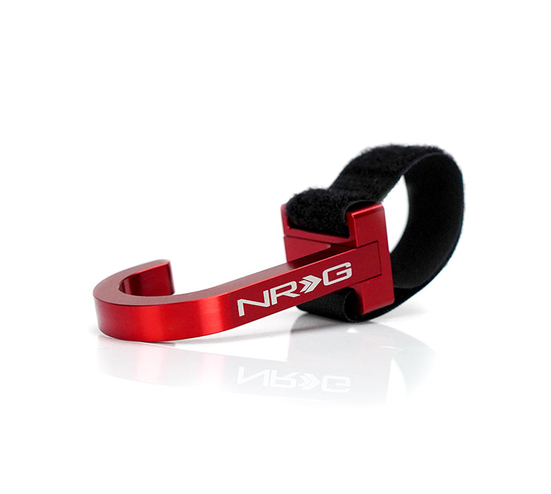 NRG Steering Wheel Hook CNC Aluminum w/ Laser Logo - Titanium