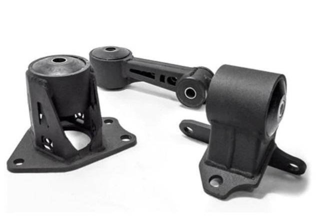 Innovative 09-13 Honda FIT/JAZZ L-Series Black Steel Motor Mounts 75A Bushings